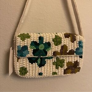 Anthropologie Fiona Beaded Bag NWT